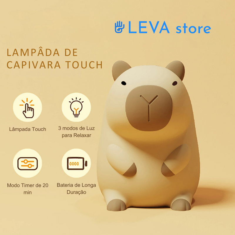 Lâmpada de Capivara Touch